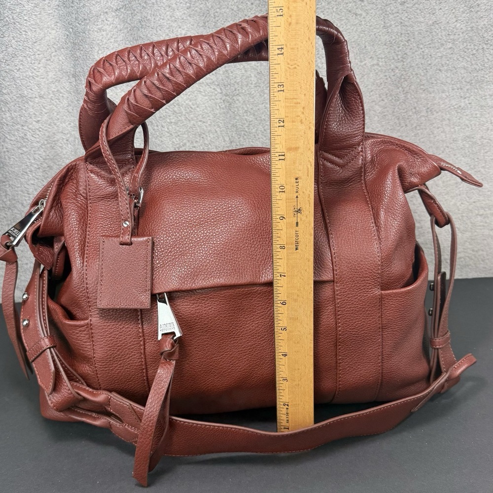 Aimee Kestenberg Suzie Large Convertible Satchel Leather Handbag Purse Bag - Picture 15 of 16